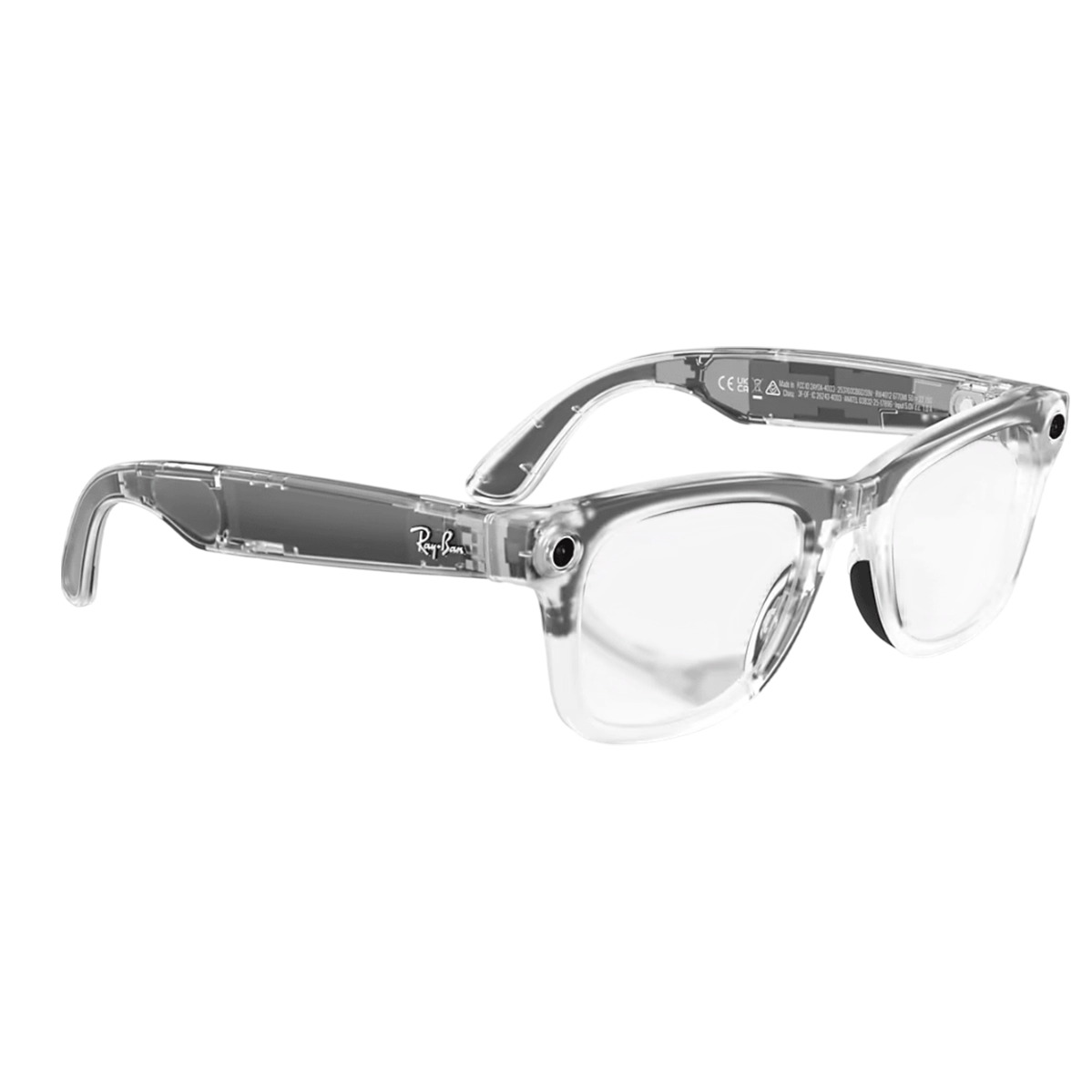 Смарт-окуляри Ray-Ban | Meta Wayfarer [Gen 2] LIMITED EDITION Standard Matte Transparent Frame / Clear/Ruby Transitions Lenses (RW4012 6770MI 50-22)
