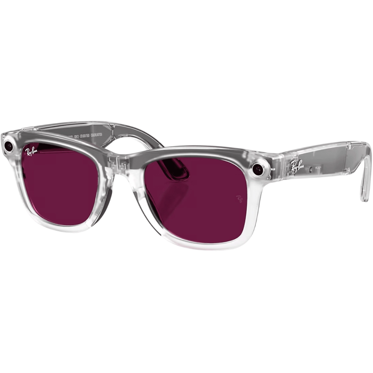 Смарт-окуляри Ray-Ban | Meta Wayfarer [Gen 2] LIMITED EDITION Standard Matte Transparent Frame / Clear/Ruby Transitions Lenses (RW4012 6770MI 50-22)