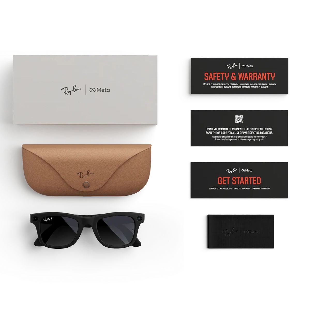 Смарт-окуляри Ray-Ban | Meta Wayfarer [Gen 2] Standard Matte Black Frame / Gradient Graphite Lenses (RW4012 601ST3 50-22)
