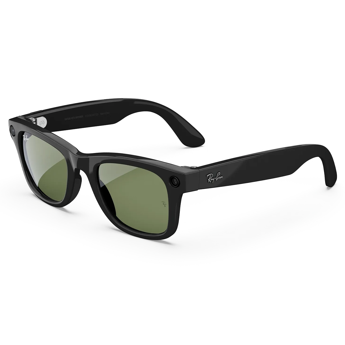 Смарт-окуляри Ray-Ban | Meta Wayfarer [Gen 2] Standard Shiny Black Frame / G-15 Green Lenses (RW4012 601/71 50-22)