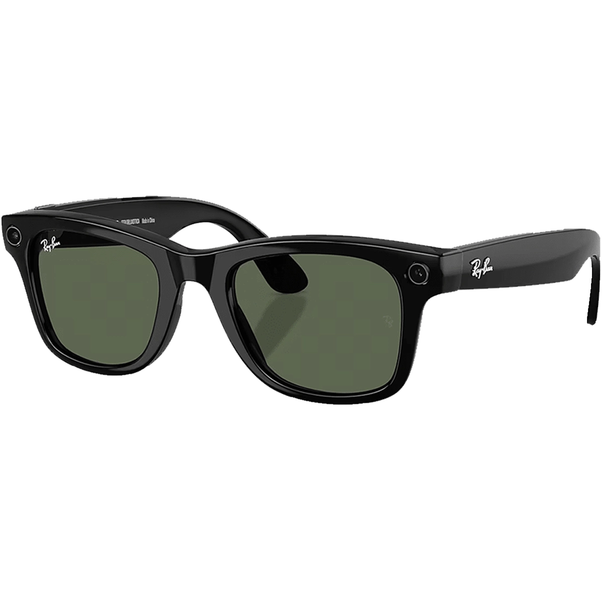 Смарт-окуляри Ray-Ban | Meta Wayfarer [Gen 2] Large Shiny Black Frame / G-15 Green Lenses (RW4012 601/71 53-22)