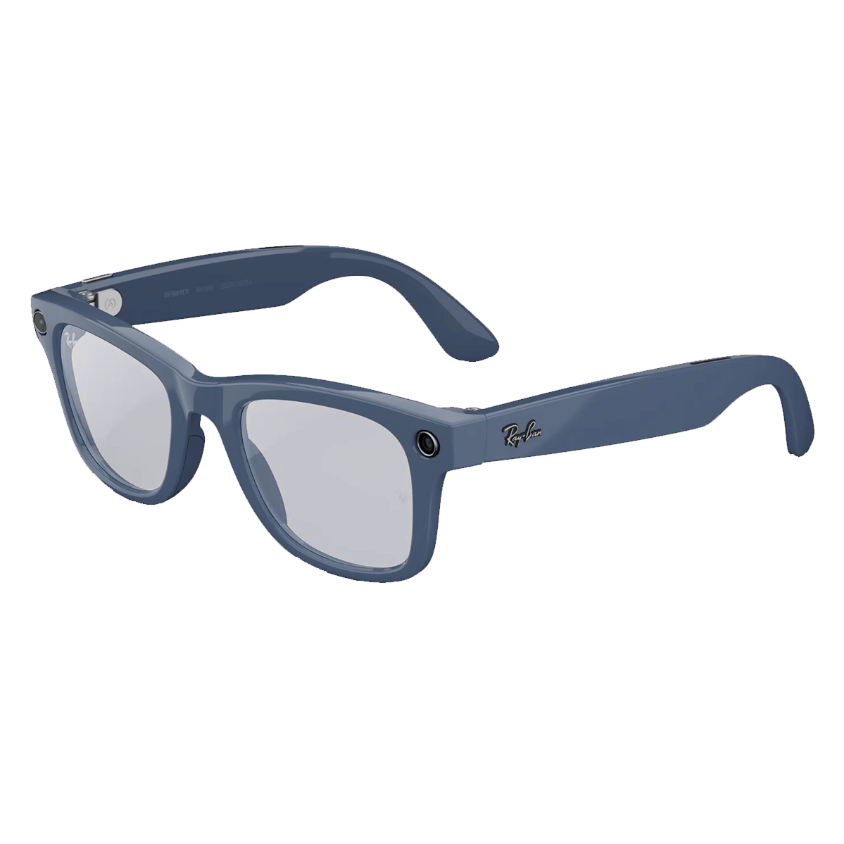 Смарт-окуляри Ray-Ban | Meta Wayfarer [Gen 2] Standard Shiny Cosmic Blue Frame / Clear to Sapphire Transitions Lenses