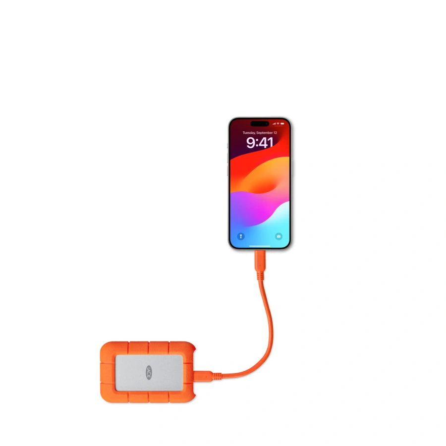 SSD накопитель LaCie 512GB Rugged Mini USB 3.2 Gen 2x2 External SSD (STMF500400)