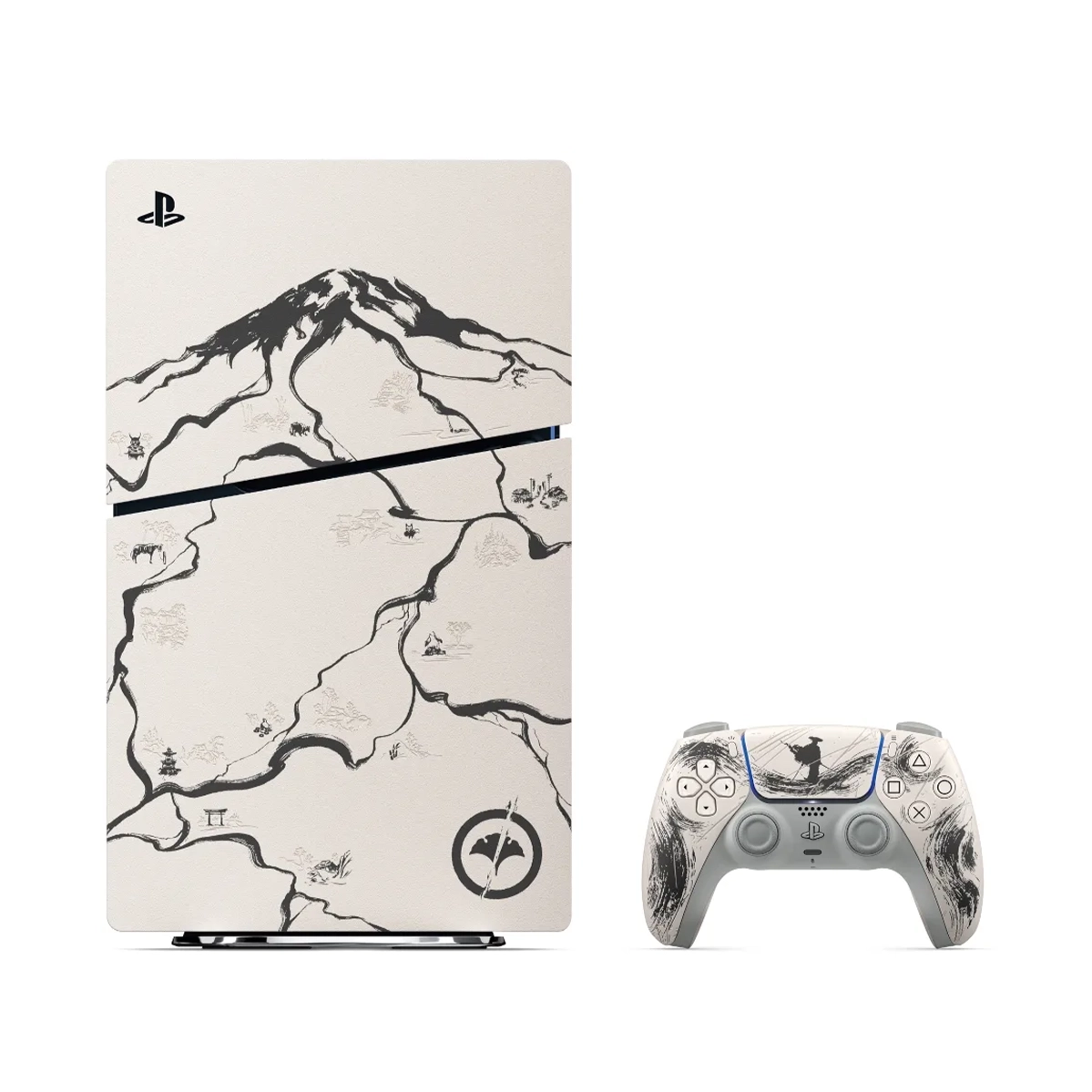 Стаціонарна ігрова приставка Sony PlayStation 5 Slim Blu-Ray 1TB - Ghost of Yotei Black Limited Edition Bundle