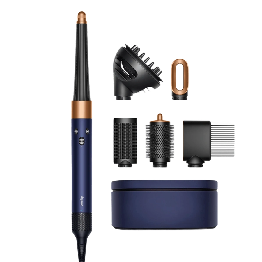 Стайлер для вьющихся волос Dyson Airwrap i.d. Multi-Styler and Dryer Curly+Coily - Prussian Blue/Rich Copper (107451-01) EU
