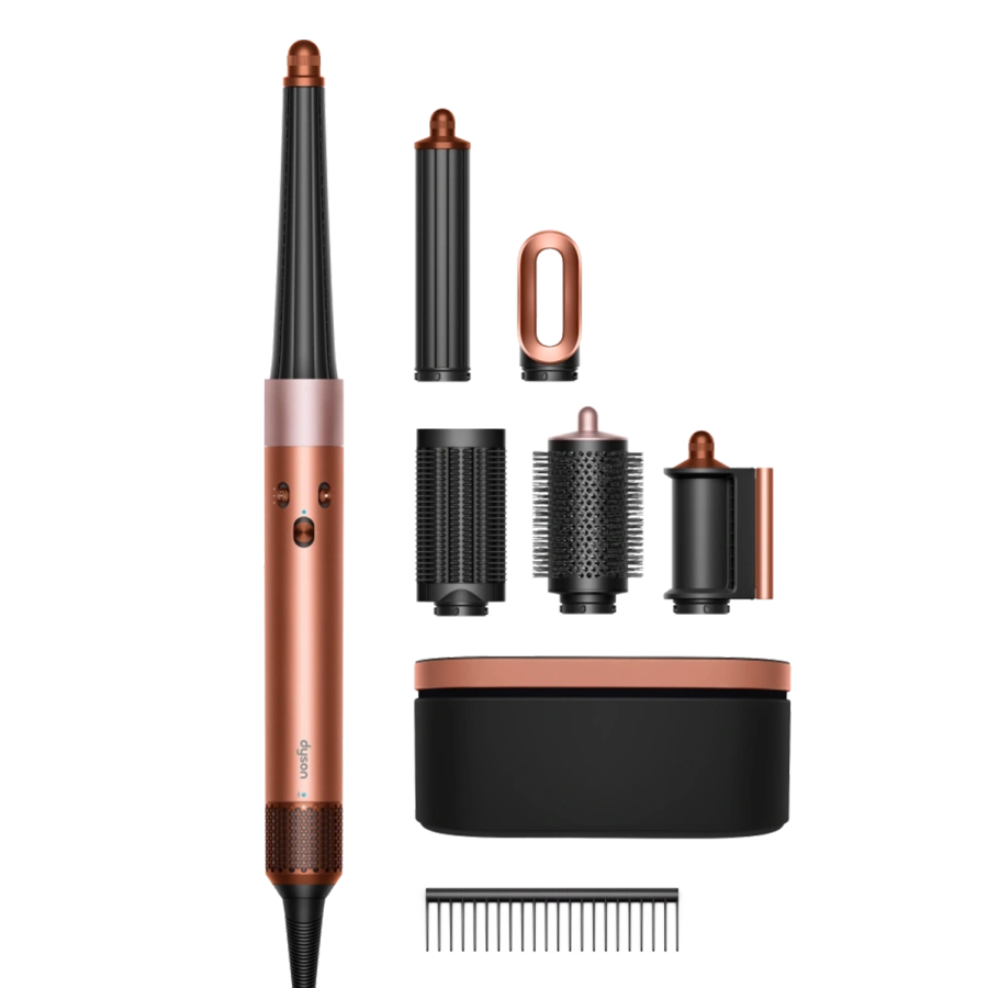 Стайлер для прямых и волнистых волос Dyson Airwrap i.d. Multi-Styler and Dryer Straight to Wavy - Amber/Silk (123682-01) EU