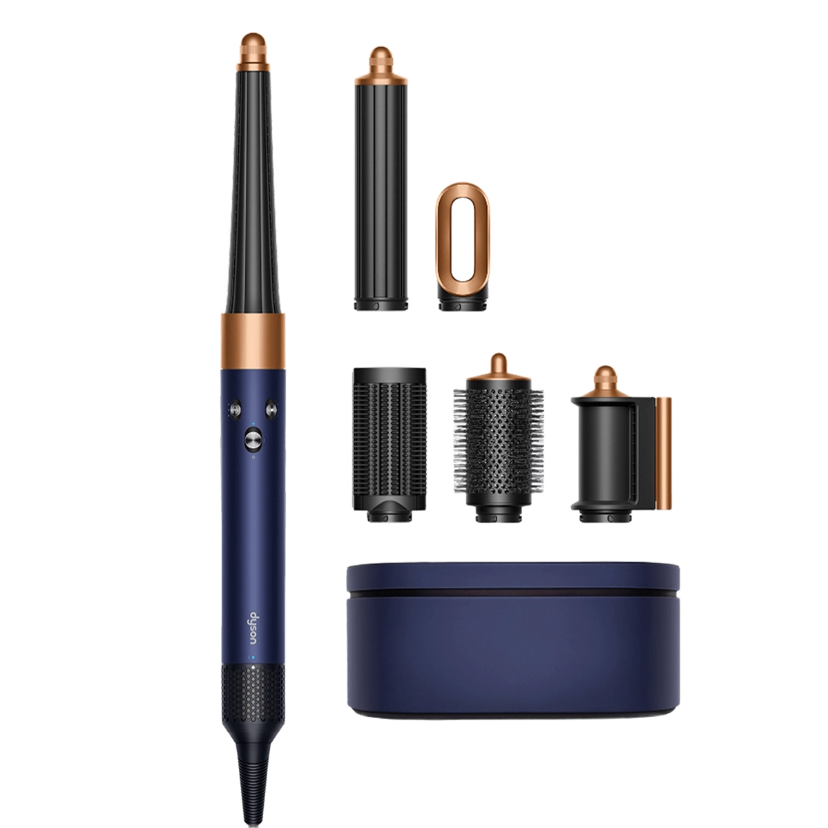 Стайлер для прямых и волнистых волос Dyson Airwrap i.d. Multi-Styler and Dryer Straight+Wavy - Prussian Blue/Rich Copper (107163-01) EU