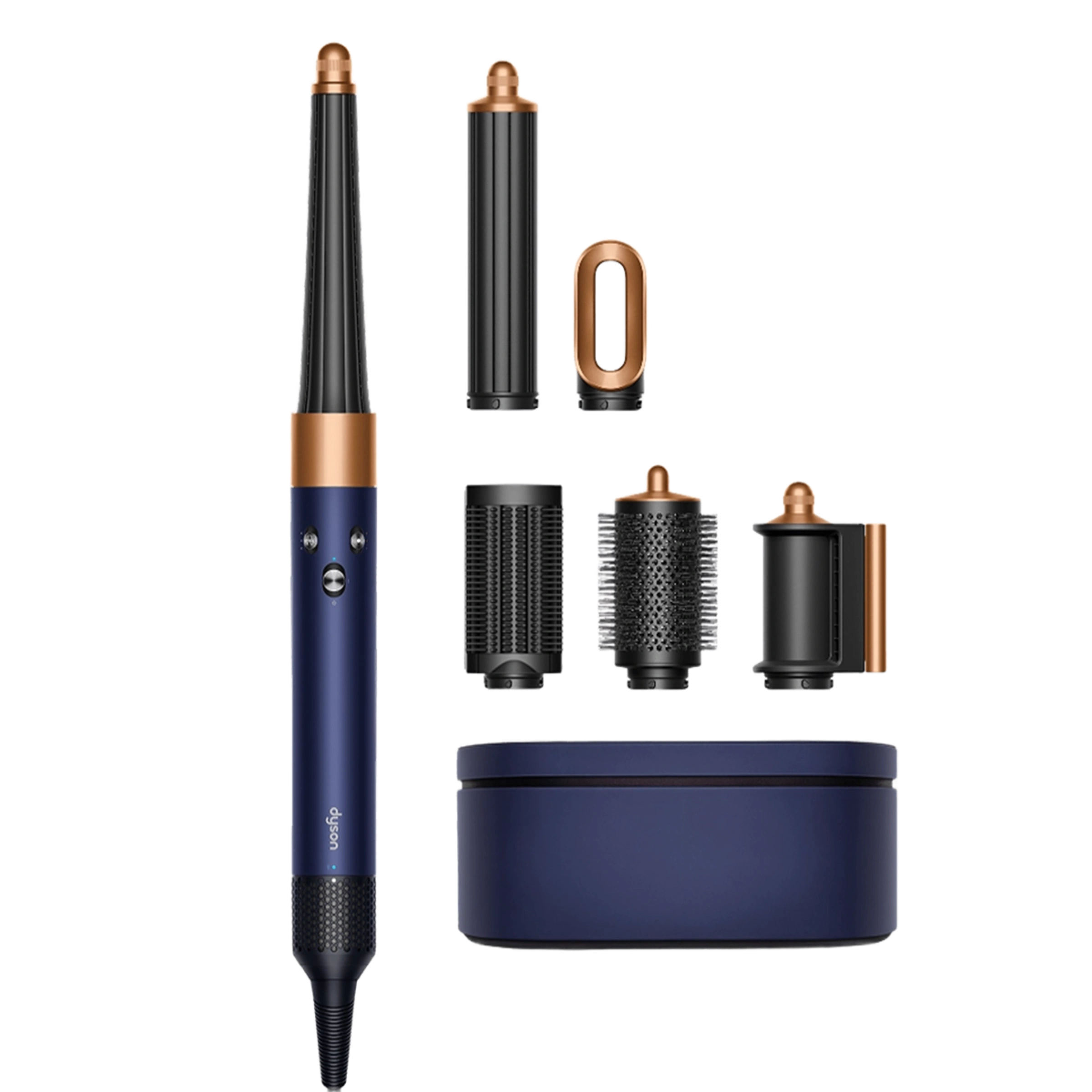 Стайлер для прямых и волнистых волос Dyson Airwrap i.d. Multi-Styler and Dryer Straight+Wavy - Prussian Blue/Rich Copper (107163-01) EU