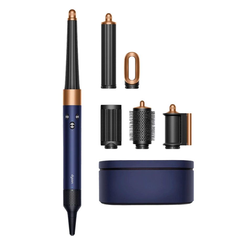 Стайлер для прямых и волнистых волос Dyson Airwrap i.d. Multi-Styler and Dryer Straight+Wavy - Prussian Blue/Rich Copper (107163-01) EU