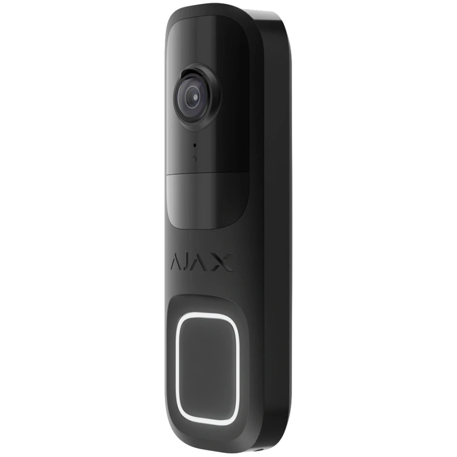 Видеозвонок Ajax DoorBell - Black (66391.125.BL1)