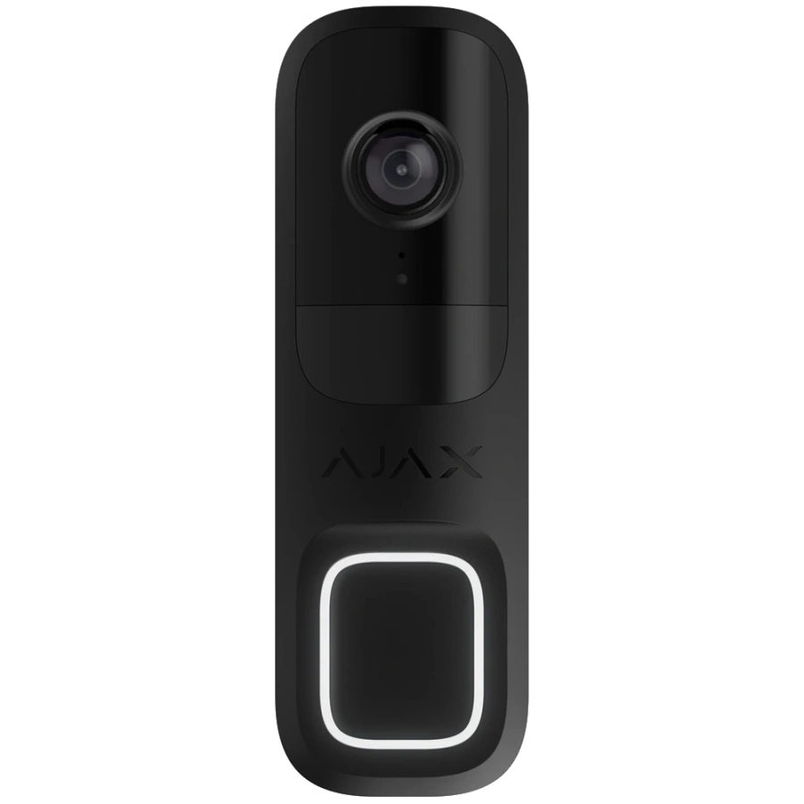 Видеозвонок Ajax DoorBell - Black (66391.125.BL1)