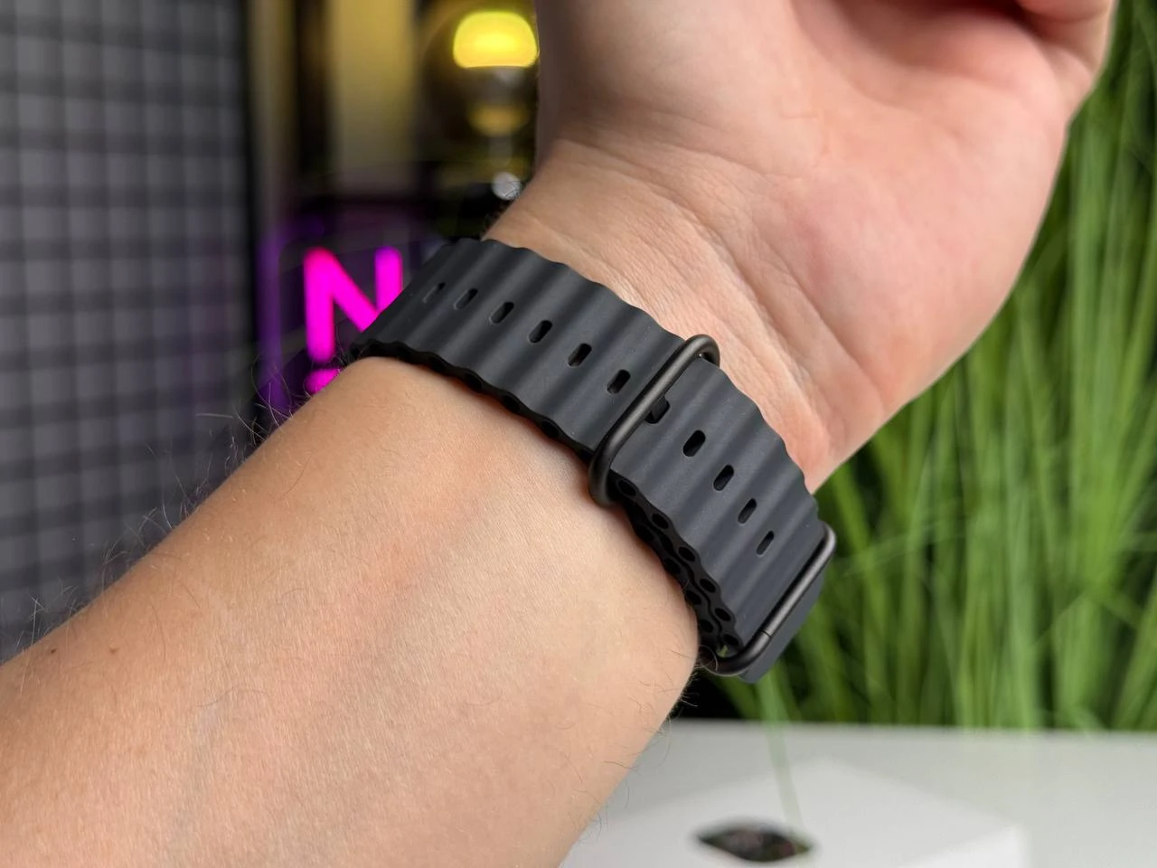 ВИТРИННЫЕ Apple Watch Ultra 2 2024 GPS + Cellular 49mm Black Titanium Case with Black Ocean Band (MX4P3) - Состояние: идеальное | Аккумулятор: 100% | Комплектация: полный | Гарантия: 3 мес.