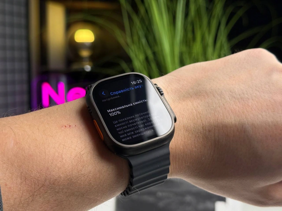 ВІТРИННІ Apple Watch Ultra 2 2024 GPS + Cellular 49mm Black Titanium Case with Black Ocean Band (MX4P3) - Стан: ідеальний | Акумулятор: 100% | Комплектація: повний | Гарантія: 3 міс.