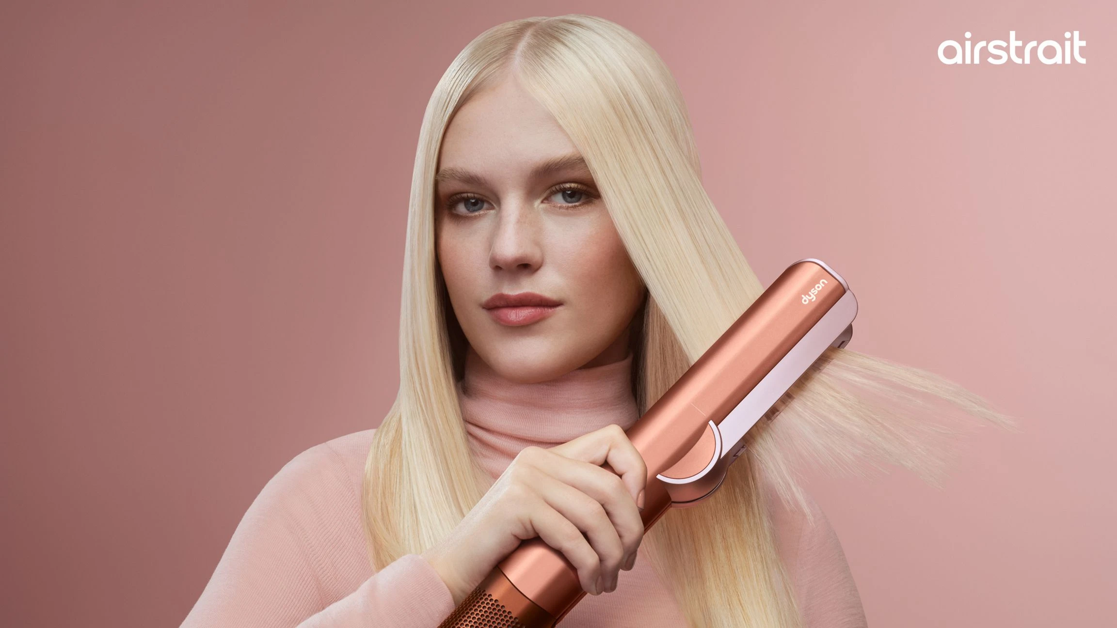Выравниватель для волос Dyson Airstrait HT01 - Amber Silk (143343-01) EU