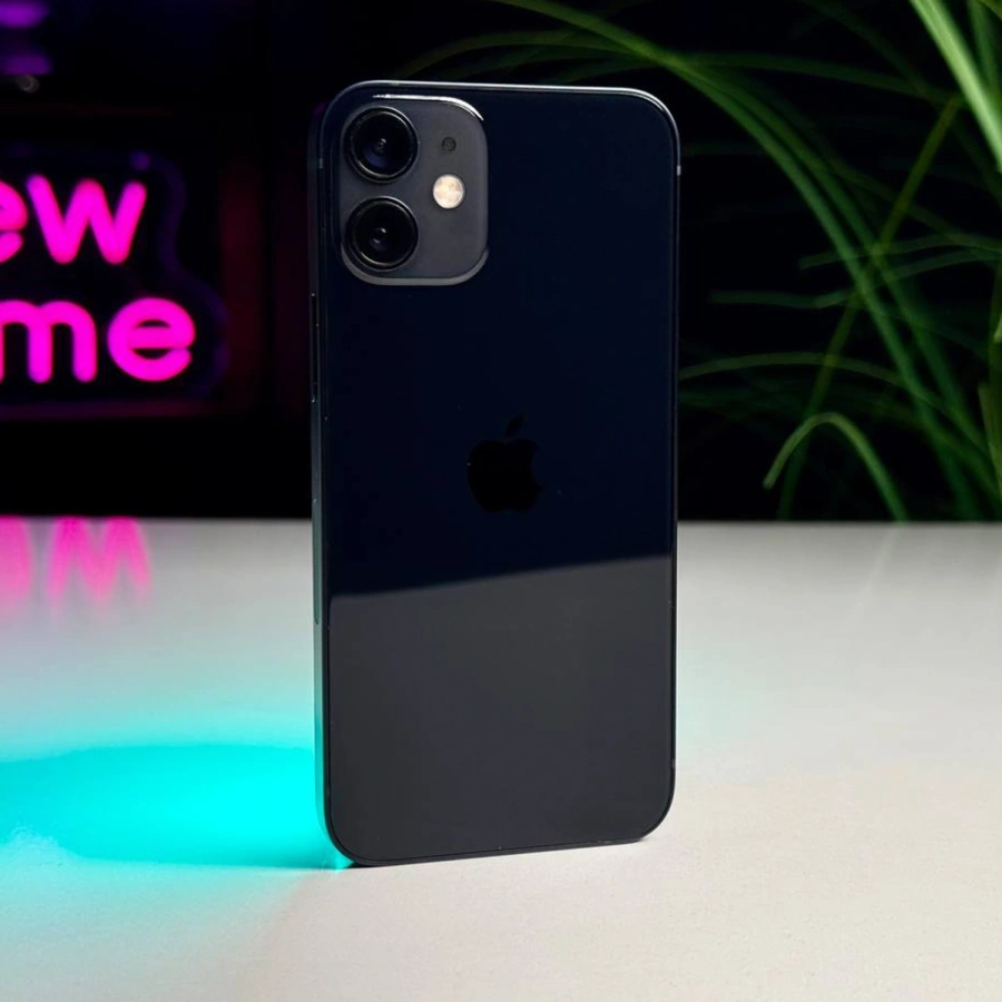 Б/У Apple iPhone 12 Mini 128GB Black (MG8L3, MGE33) - Состояние: идеальный | Аккумулятор: 100% | Комплектация: кабель, телефон | Гарантія: 3 мес.