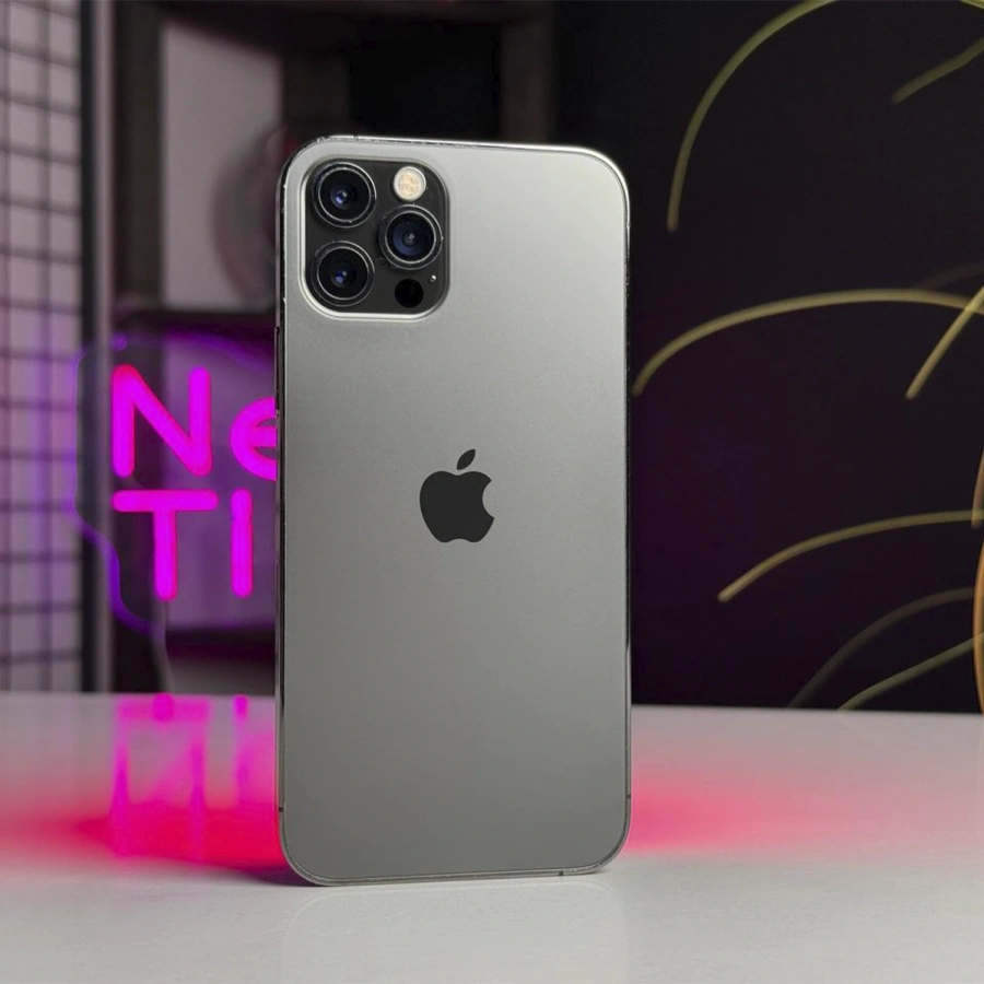 ВЖИВАНИЙ Apple iPhone 12 Pro 128GB Graphite (MGLN3) | Стан: гарний (мілкі подряпини) | Акумулятор: 100% | Гарантія: 1 місяць | Комплект: кабель