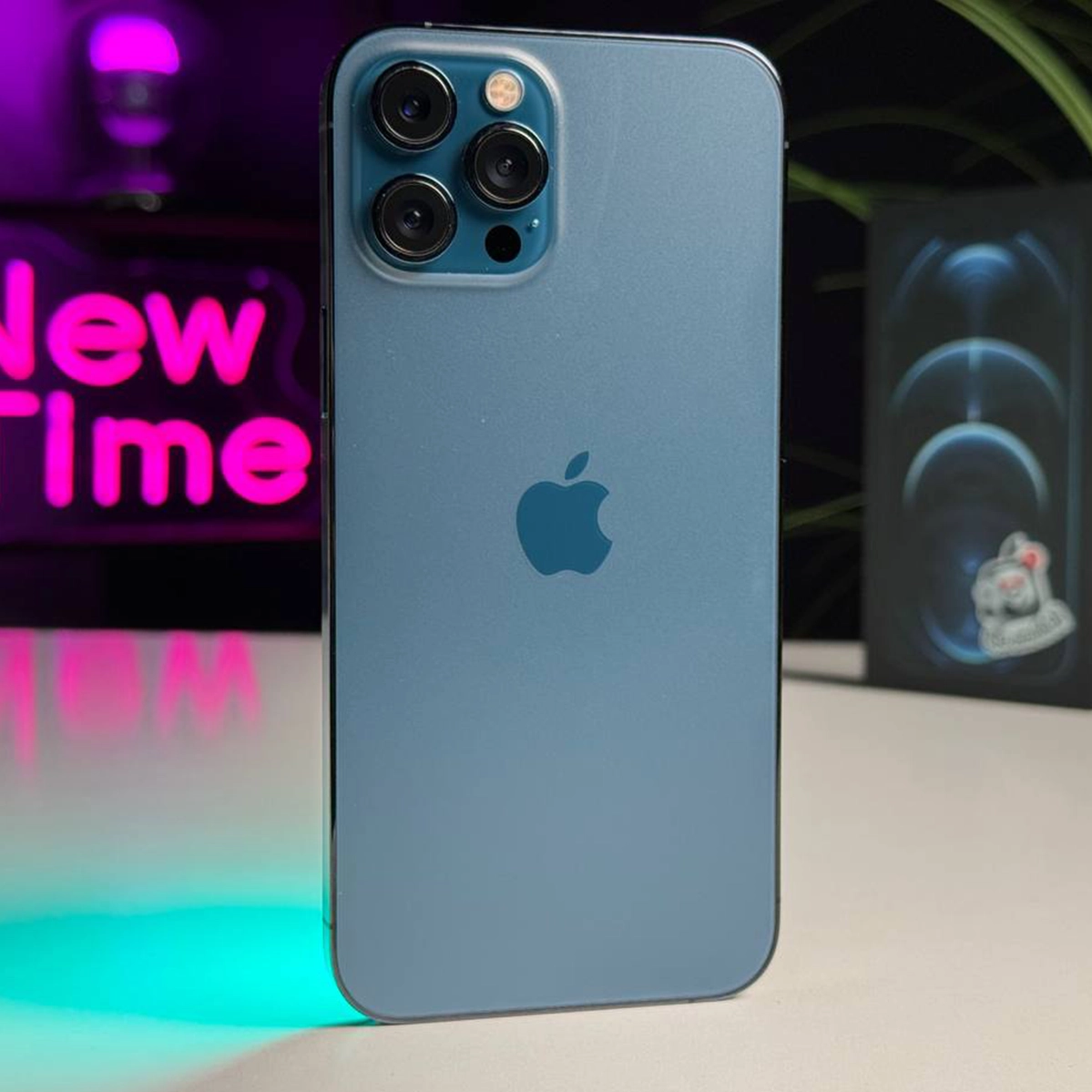 ВЖИВАНИЙ Apple iPhone 12 Pro Max 128GB Pacific Blue (MGCJ3, MGDA3) - Стан: гарний | Акумулятор: 100% | Комплектація: повний | Гарантія: 3 міс.