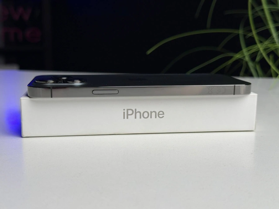 ВЖИВАНИЙ Apple iPhone 13 Pro Max 128GB Graphite (MLKL3, MLL63) | Стан: гарний | Акумулятор: 100% | Гарантія: 1 місяць | Комплект: iPhone, кабель