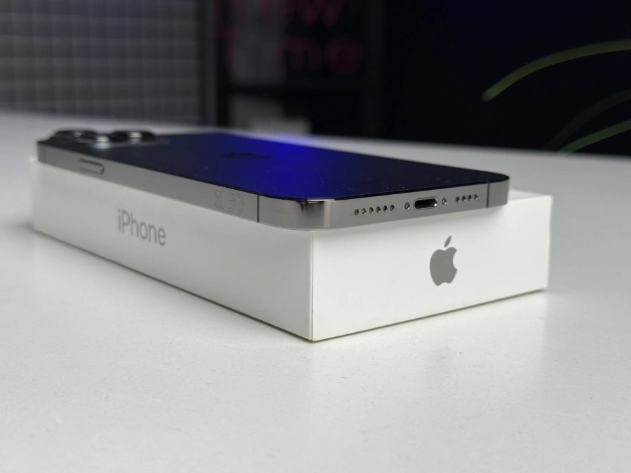 ВЖИВАНИЙ Apple iPhone 13 Pro Max 128GB Graphite (MLKL3, MLL63) | Стан: гарний | Акумулятор: 100% | Гарантія: 1 місяць | Комплект: iPhone, кабель