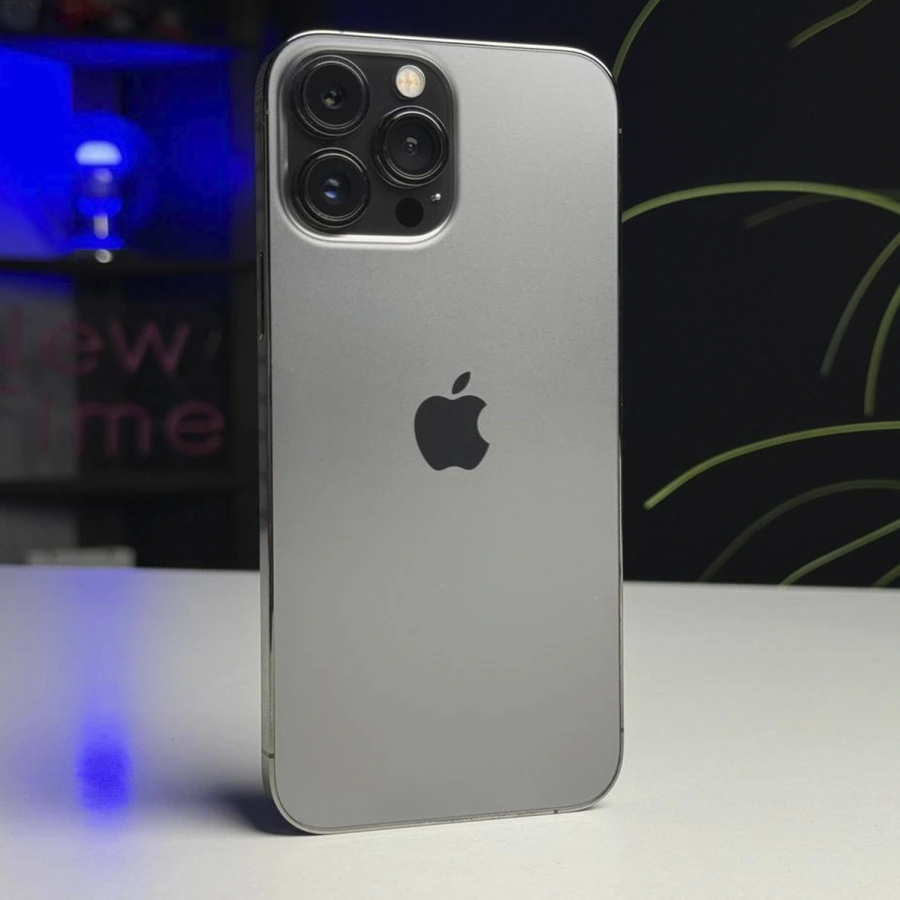 ВЖИВАНИЙ Apple iPhone 13 Pro Max 128GB Graphite (MLKL3, MLL63) | Стан: гарний | Акумулятор: 100% | Гарантія: 1 місяць | Комплект: iPhone, кабель