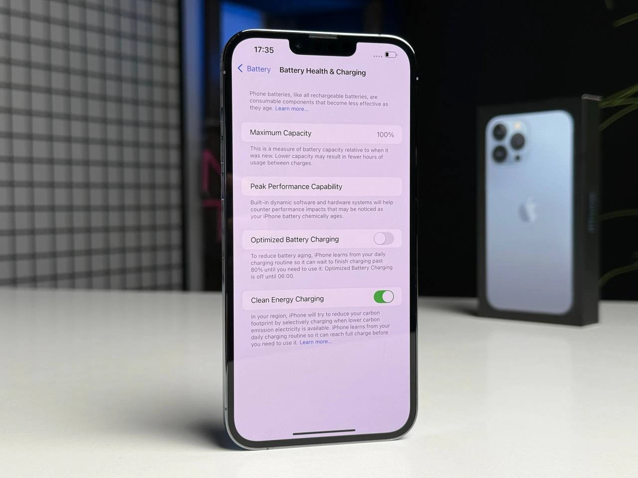 ВЖИВАНИЙ Apple iPhone 13 Pro Max 128GB Sierra Blue (MLKP3, MLL93) | Стан: гарний (подряпини на екрані) | Акумулятор: 100% | Гарантія: 1 місяць | Комплект: повний