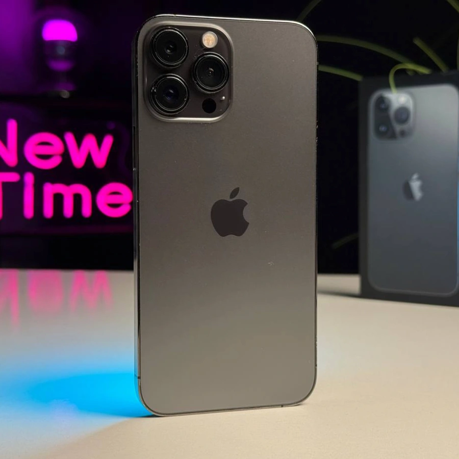 ВЖИВАНИЙ Apple iPhone 13 Pro Max 256GB Graphite (MLKR3, MLLA3) - Стан: задовільний (вигорання матриці) | Акумулятор: 100% | Комплектація: повний | Гарантія: 1 міс.