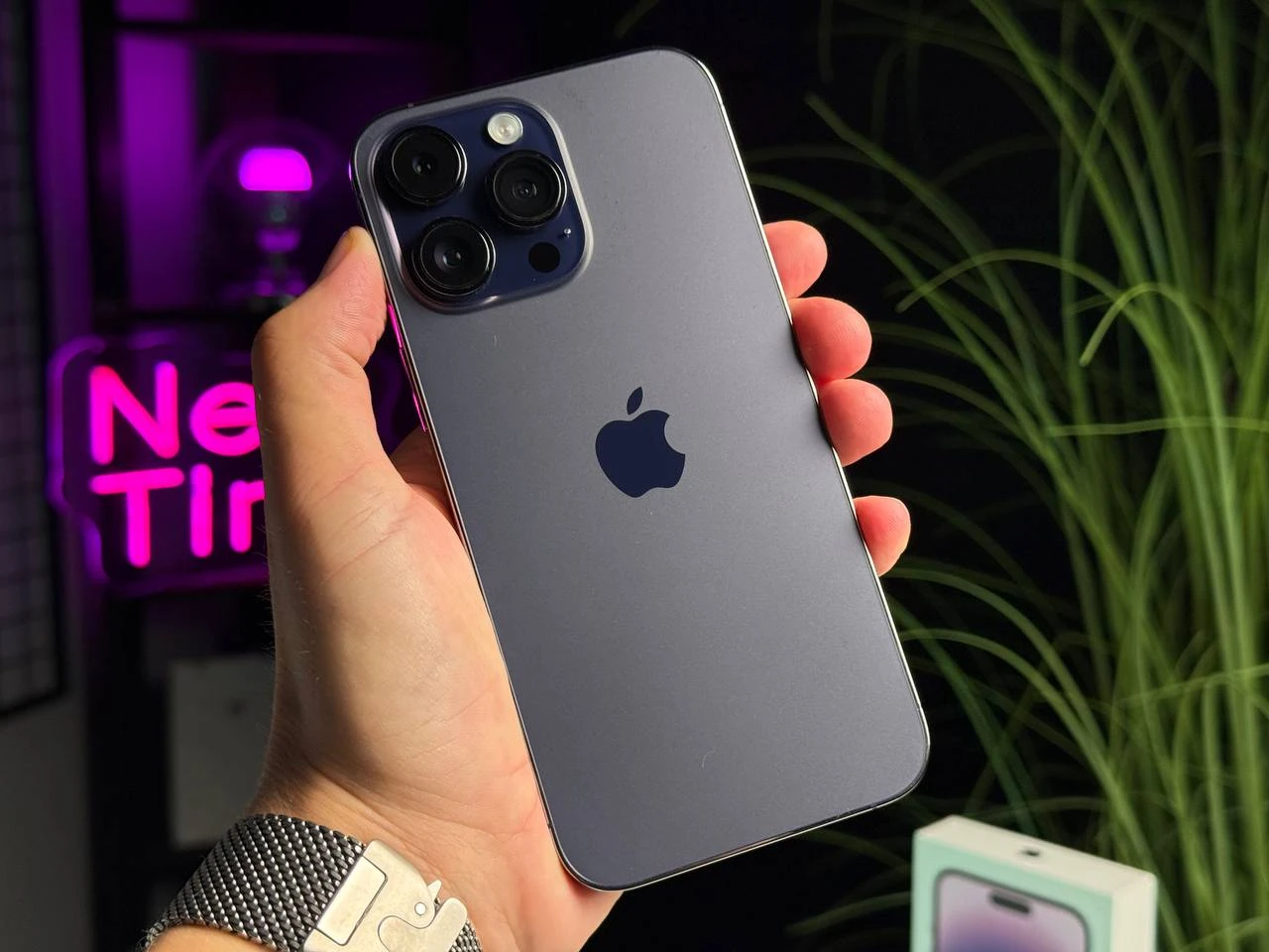 ВЖИВАНИЙ Apple iPhone 14 Pro Max 512GB Deep Purple eSim (MQ913) - Стан: гарний | Акумулятор: 100% | Комплектація: повний | Гарантія: 3 міс.