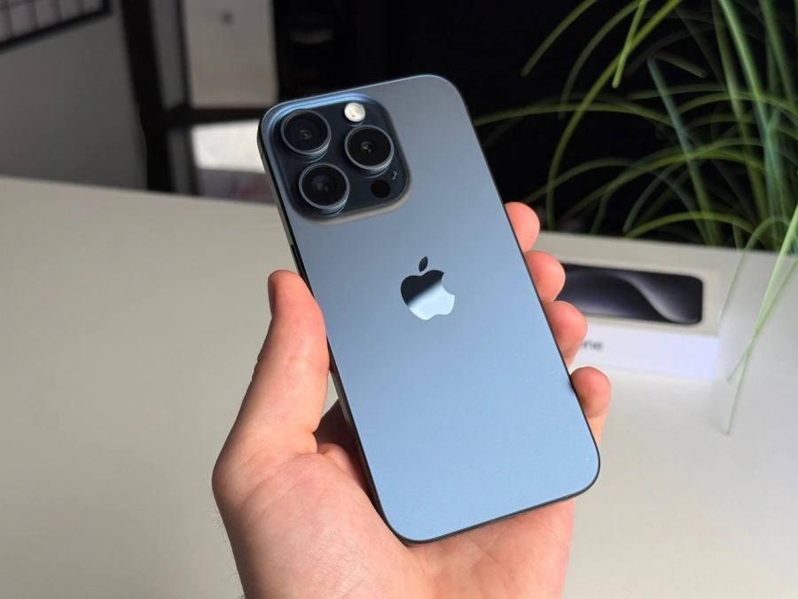 ВЖИВАНИЙ Apple iPhone 15 Pro 128GB Blue Titanium (MTV03) | Стан: гарний | Акумулятор: 89% | Гарантія: 1 місяць | Комплект: повний