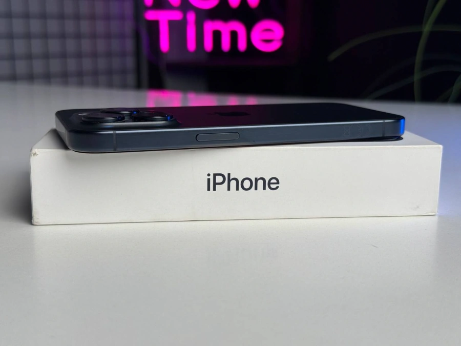 ВЖИВАНИЙ Apple iPhone 15 Pro 128GB Blue Titanium (MTV03) | Стан: гарний | Акумулятор: 89% | Гарантія: 1 місяць | Комплект: повний