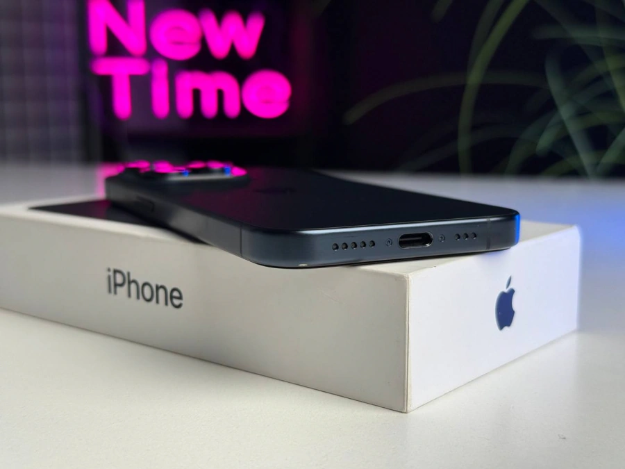 ВЖИВАНИЙ Apple iPhone 15 Pro 128GB Blue Titanium (MTV03) | Стан: гарний | Акумулятор: 89% | Гарантія: 1 місяць | Комплект: повний