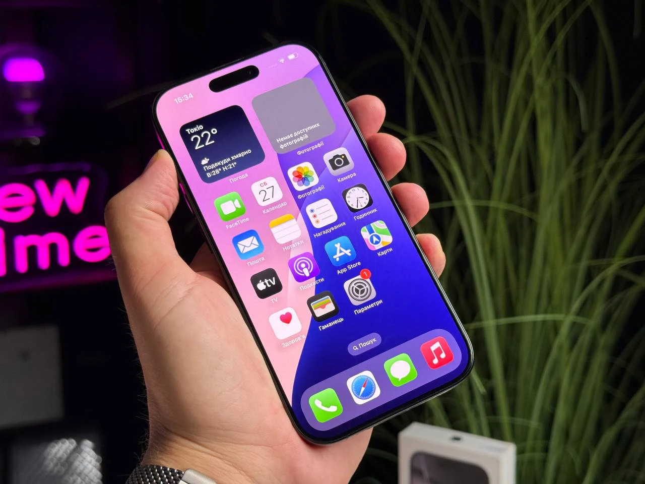 ВЖИВАНИЙ Apple iPhone 16 Pro 256GB Black Titanium (MYNH3) - Стан: ідеальний | Акумулятор: 100% | Комплектація: повний | Гарантія: 3 міс.