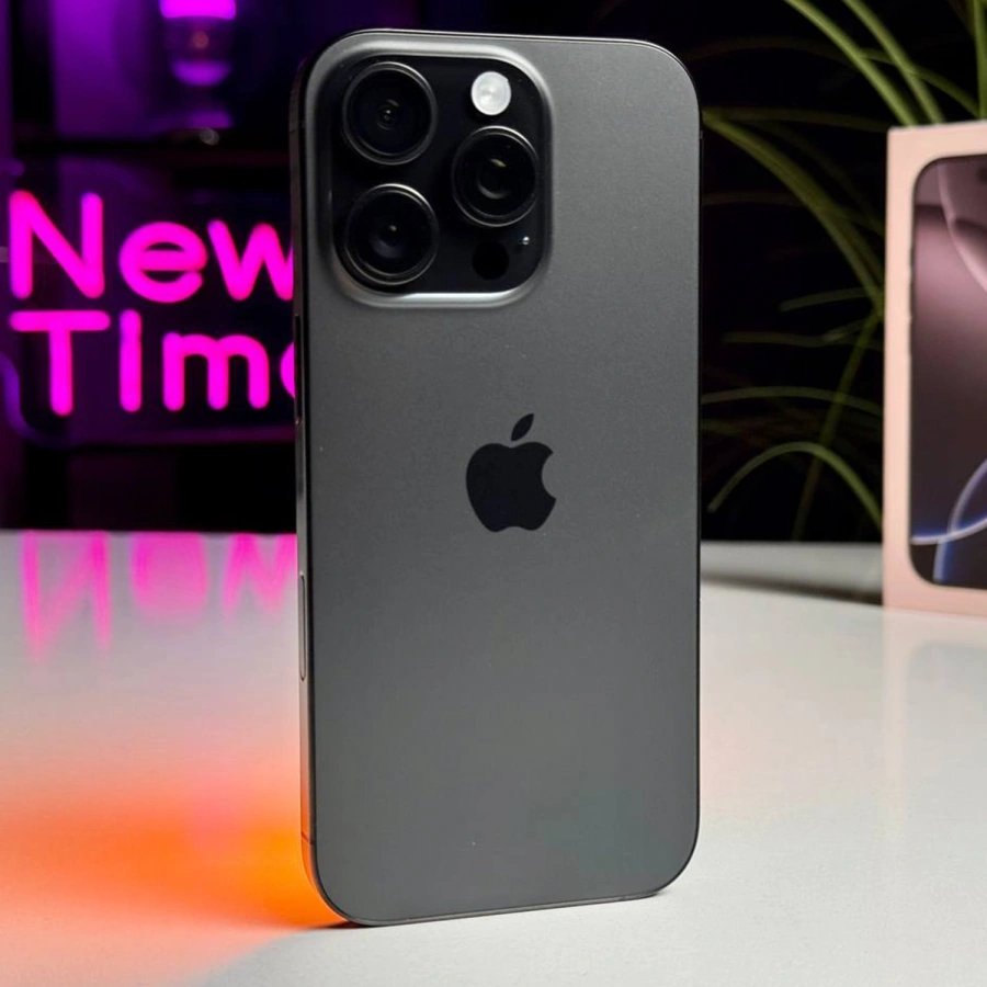 ВЖИВАНИЙ Apple iPhone 16 Pro 256GB Black Titanium (MYNH3) - Стан: ідеальний | Акумулятор: 100% | Комплектація: повний | Гарантія: 3 міс.