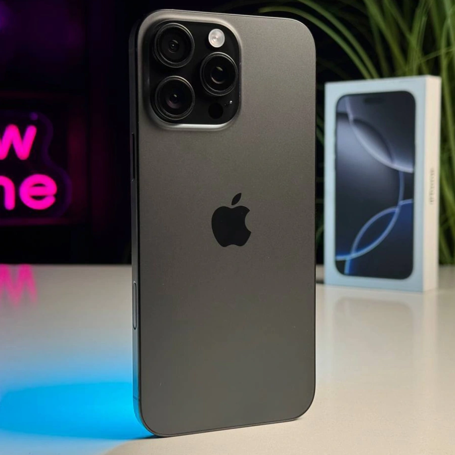 ВЖИВАНИЙ Apple iPhone 16 Pro Max 256GB Black Titanium (MYWV3) - Стан: гарний | Акумулятор: 100% | Комплектація: повний | Гарантія: 3 міс.
