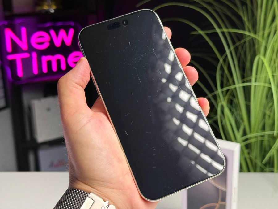 Б/У Apple iPhone 16 Pro Max 512GB Natural Titanium (MYX33) - Состояние: хорошее | Аккумулятор: 100% | Комплектация: полный | Гарантия: 3 мес.