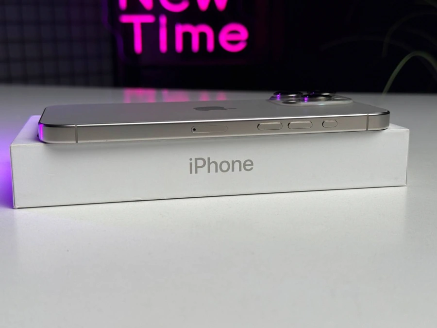 Б/У Apple iPhone 16 Pro Max 512GB Natural Titanium (MYX33) - Состояние: хорошее | Аккумулятор: 100% | Комплектация: полный | Гарантия: 3 мес.