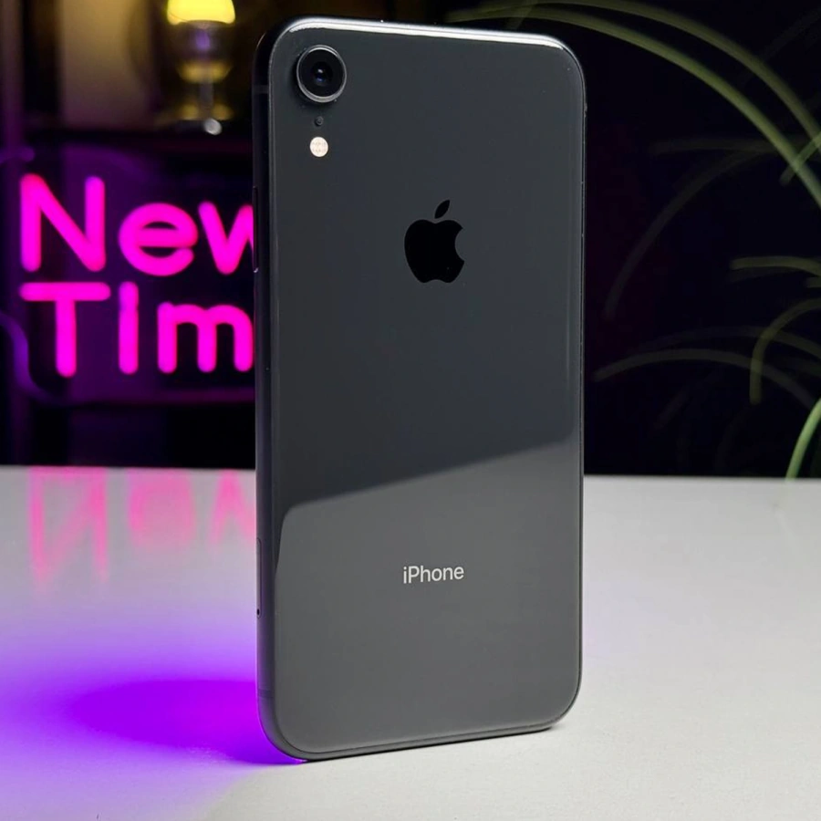 Б/У Apple iPhone XR 64GB Black (MRY42) | Состояние: хороший | Аккумулятор: 100% (уведомление о замене) | Гарантия: 1 месяц | Комплект: iPhone, кабель