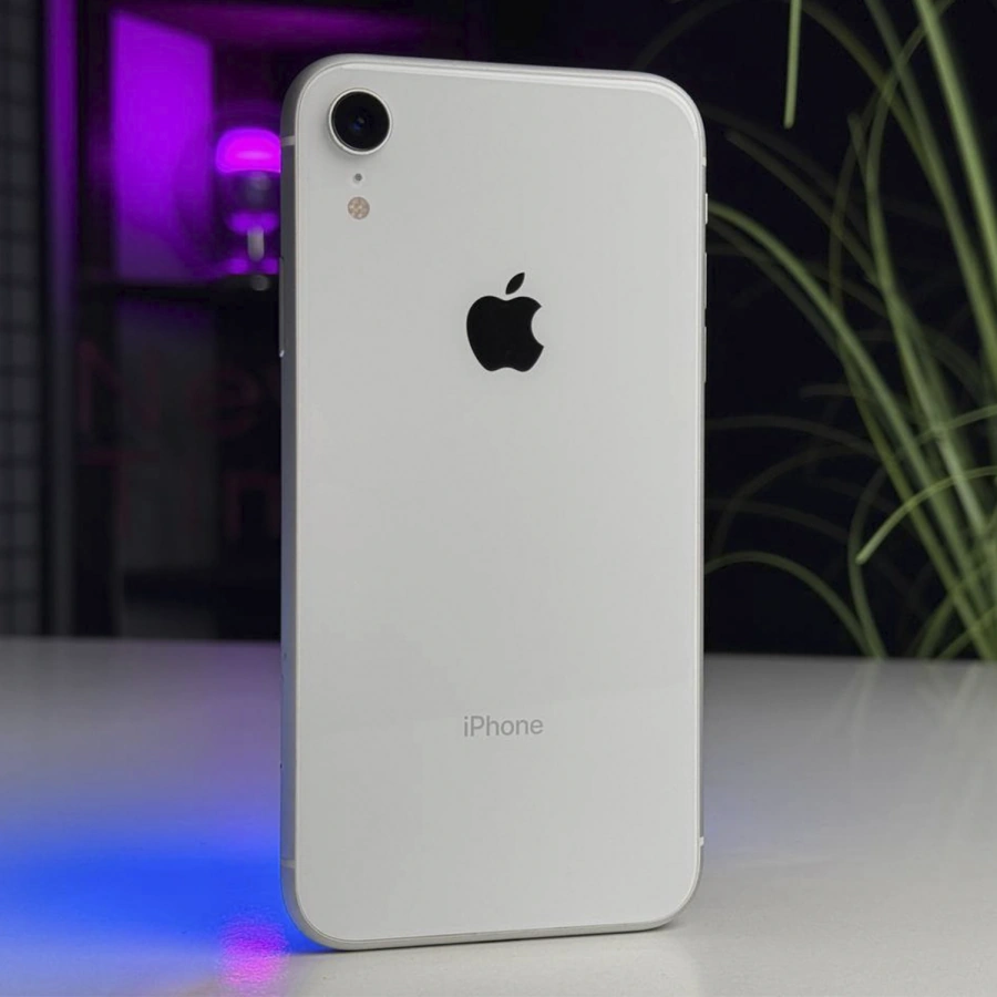 Б/У Apple iPhone XR 64GB White (MRY52) | Состояние: хорошее | Аккумулятор: 87% | Гарантия: 1 месяц | Комплект: кабель