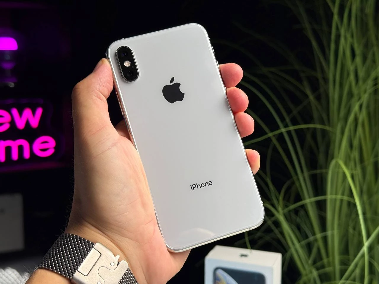 ВЖИВАНИЙ Apple iPhone XS 64GB Silver (MT9F2) - Стан: гарний | Акумулятор: 100% | Комплектація: повний | Гарантія: 1 міс.