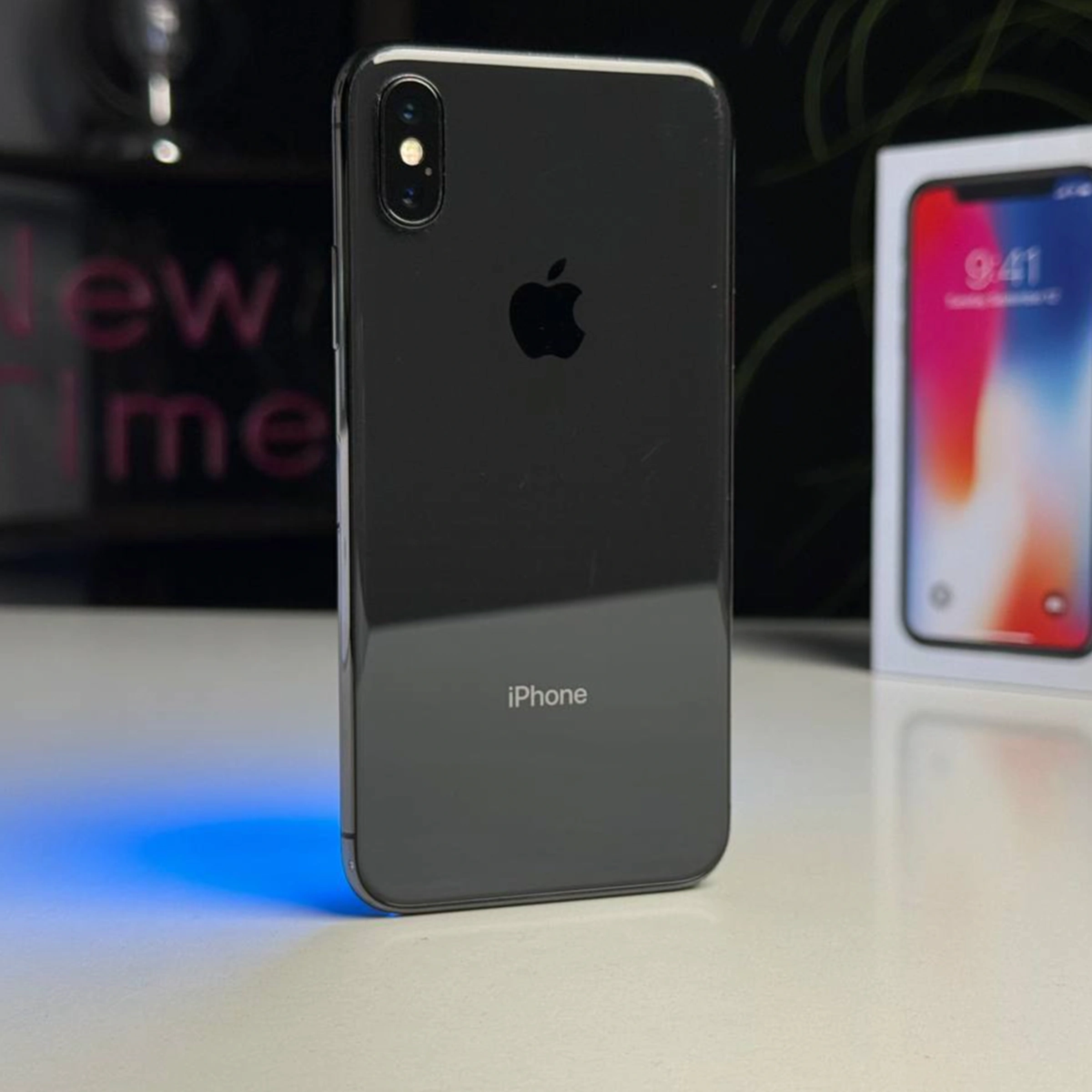 ВЖИВАНИЙ iPhone X 256GB Space Gray (MQC12) | Стан: гарний (мілкі сліди використання) | Акумулятор: 100% | Гарантія: 1 місяць | Комплект: повний