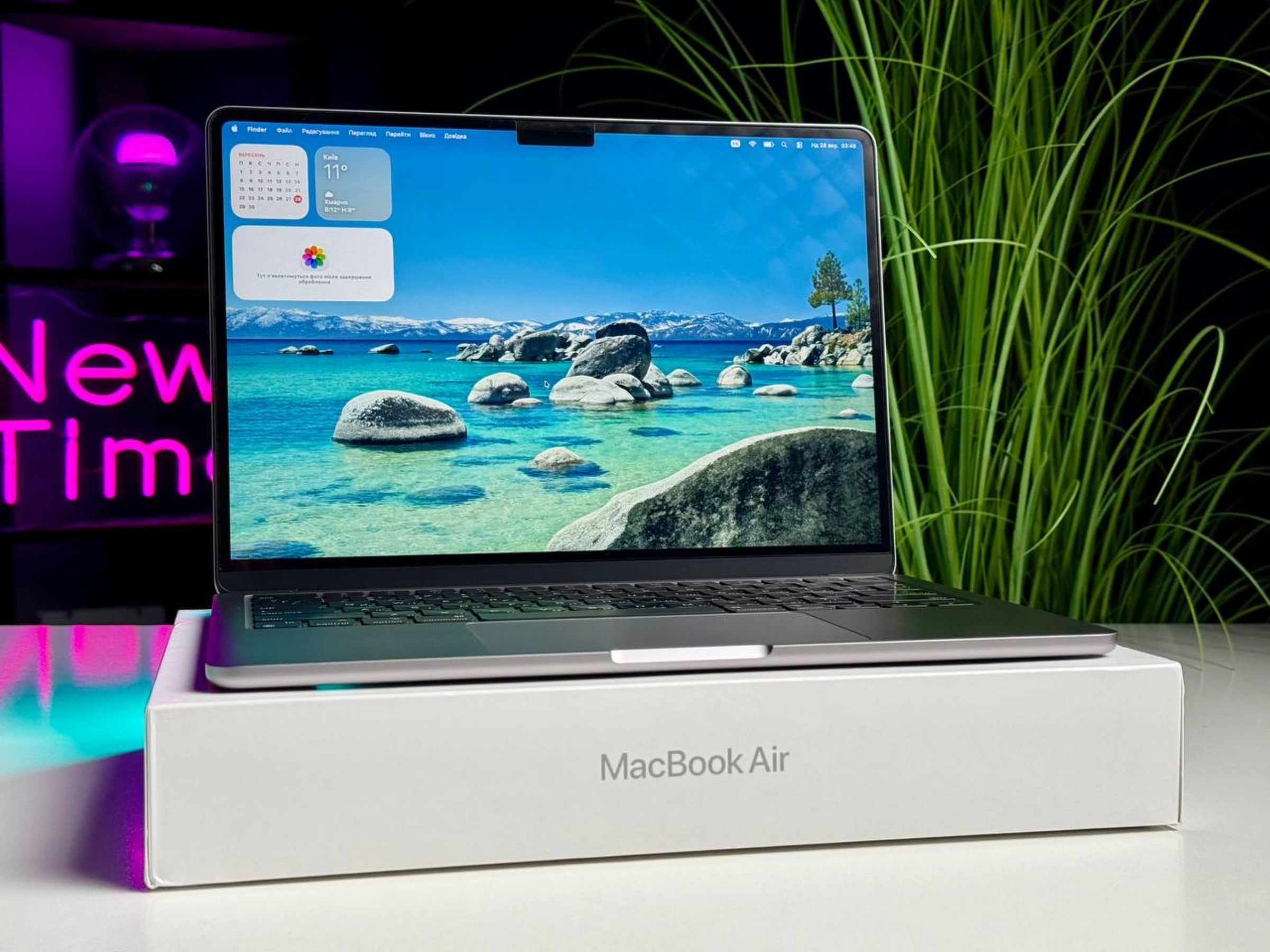 ВЖИВАНИЙ MacBook Air 13.6" Space Gray 2022 (Z15S000D2) - Стан: гарний | Акумулятор: 88% | Комплектація: повний | Гарантія: 3 міс.