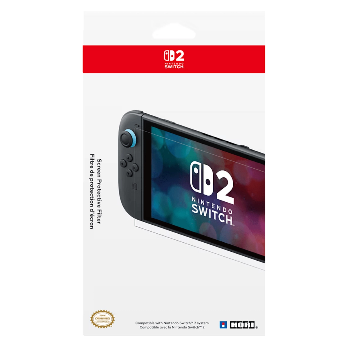 Защитное стекло HORI Screen Protective Filter для Nintendo Switch 2 (00810050913843)