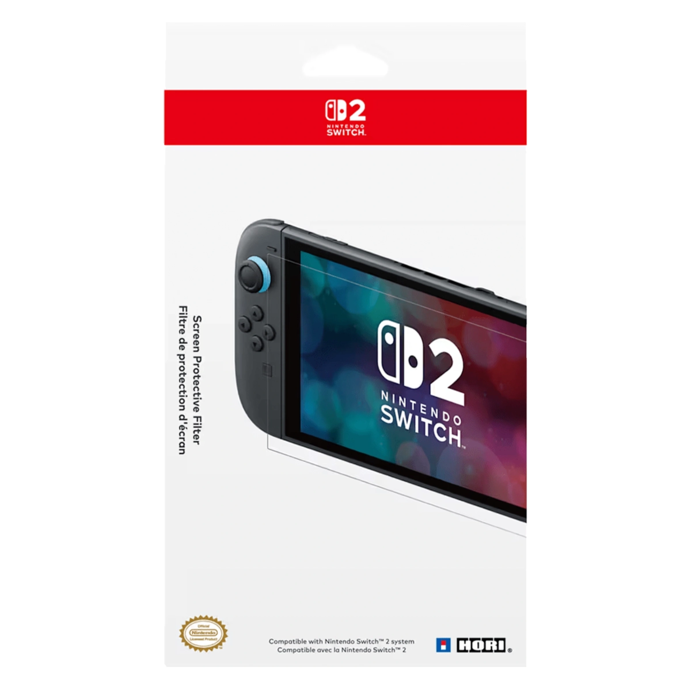 Защитное стекло HORI Screen Protective Filter для Nintendo Switch 2 (00810050913843)