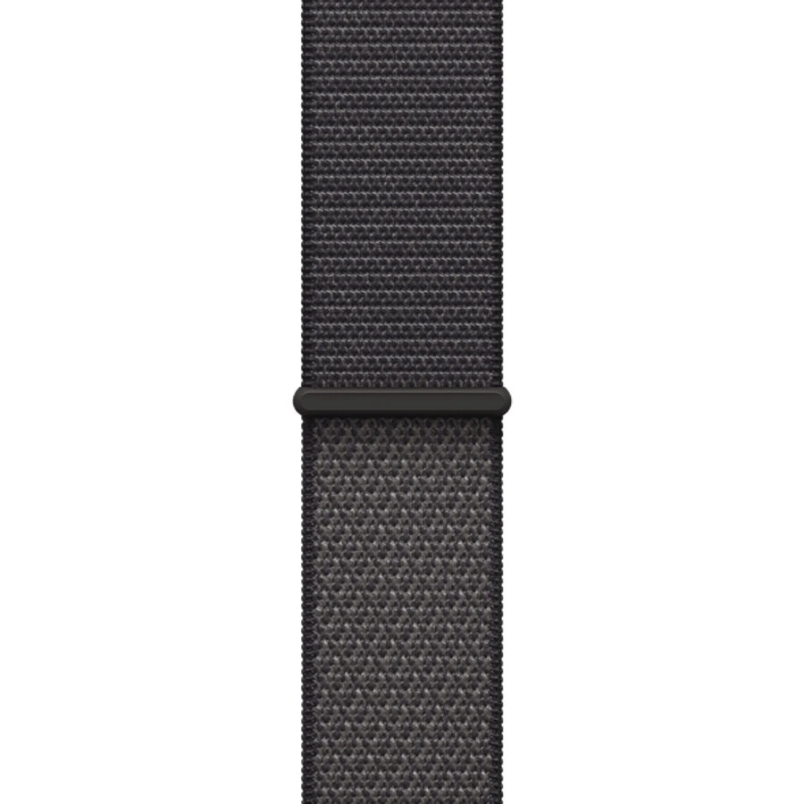 Apple Watch Series 11 GPS 42mm Jet Black Aluminium Case with Dark Gray Sport Loop (MEW04+MFFG4)