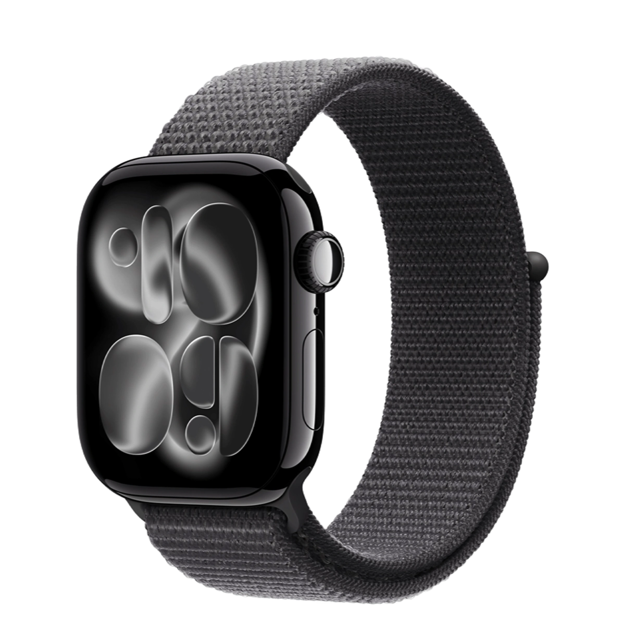 Apple Watch Series 11 GPS 42mm Jet Black Aluminium Case with Dark Gray Sport Loop (MEW04+MFFG4) Apple Watch Series 11 GPS 42mm Jet Black Aluminium Case with Dark Gray Sport Loop (MEW04+MFFG4)