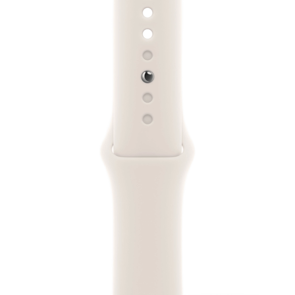 Apple Watch Series 11 GPS 42mm Rose Gold Aluminium Case with Starlight Sport Band - S/M (MEW24+MXLL3)