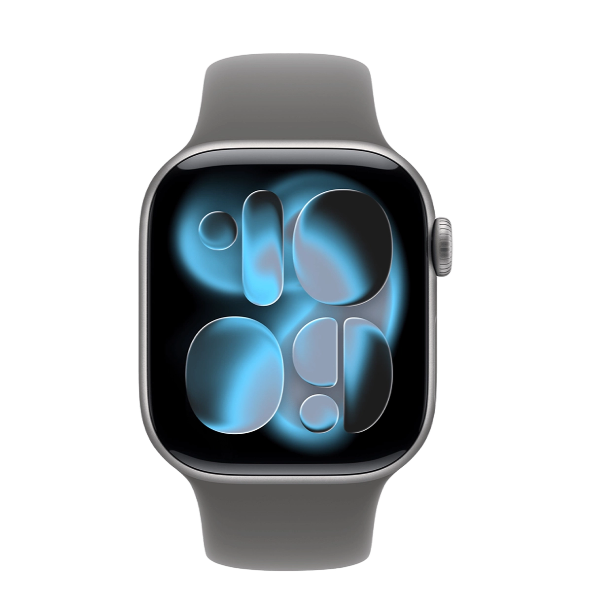 Apple Watch Series 11 GPS 42mm Space Gray Aluminium Case with Stone Gray Sport Band - S/M (MEW14+MXLG3)