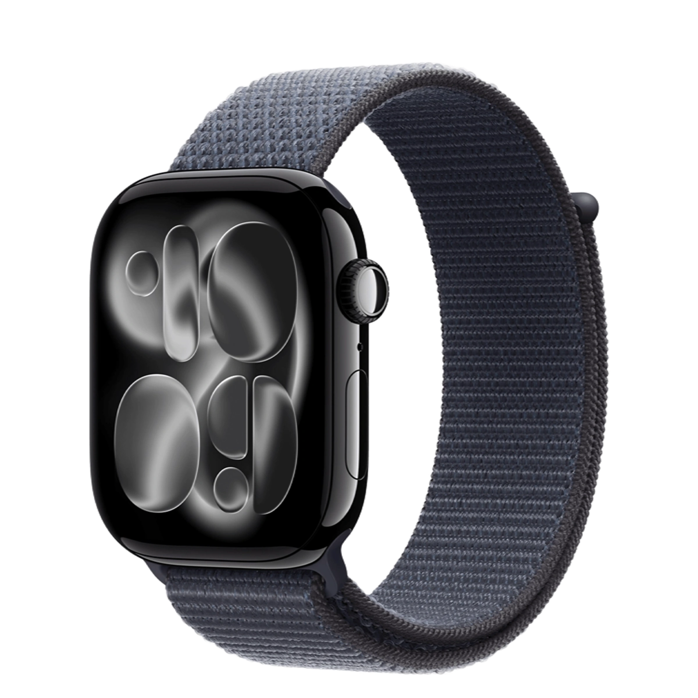 Apple Watch Series 11 GPS 46mm Jet Black Aluminum Case with Anchor Blue Sport Loop (MEW84+MFFH4) Apple Watch Series 11 GPS 46mm Jet Black Aluminum Case with Anchor Blue Sport Loop (MEW84+MFFH4)