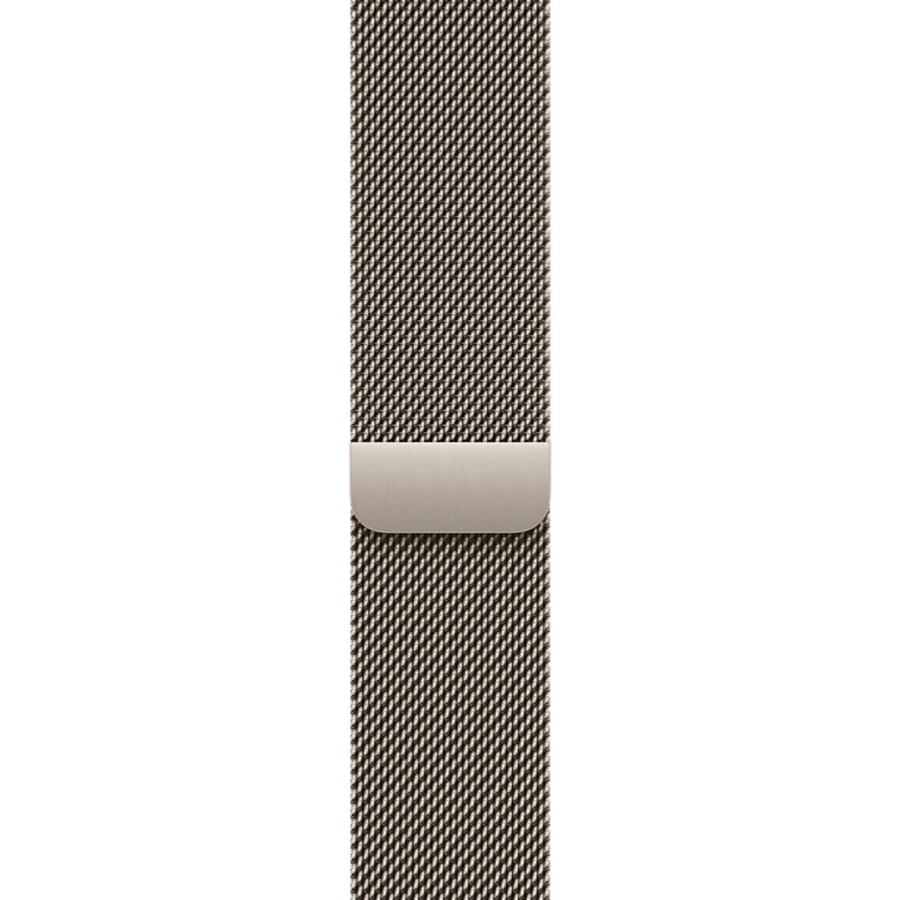 Apple Watch Series 11 GPS 46mm Space Gray Aluminum Case with Natural Milanese Loop - M/L (MEW94+MGJ34)