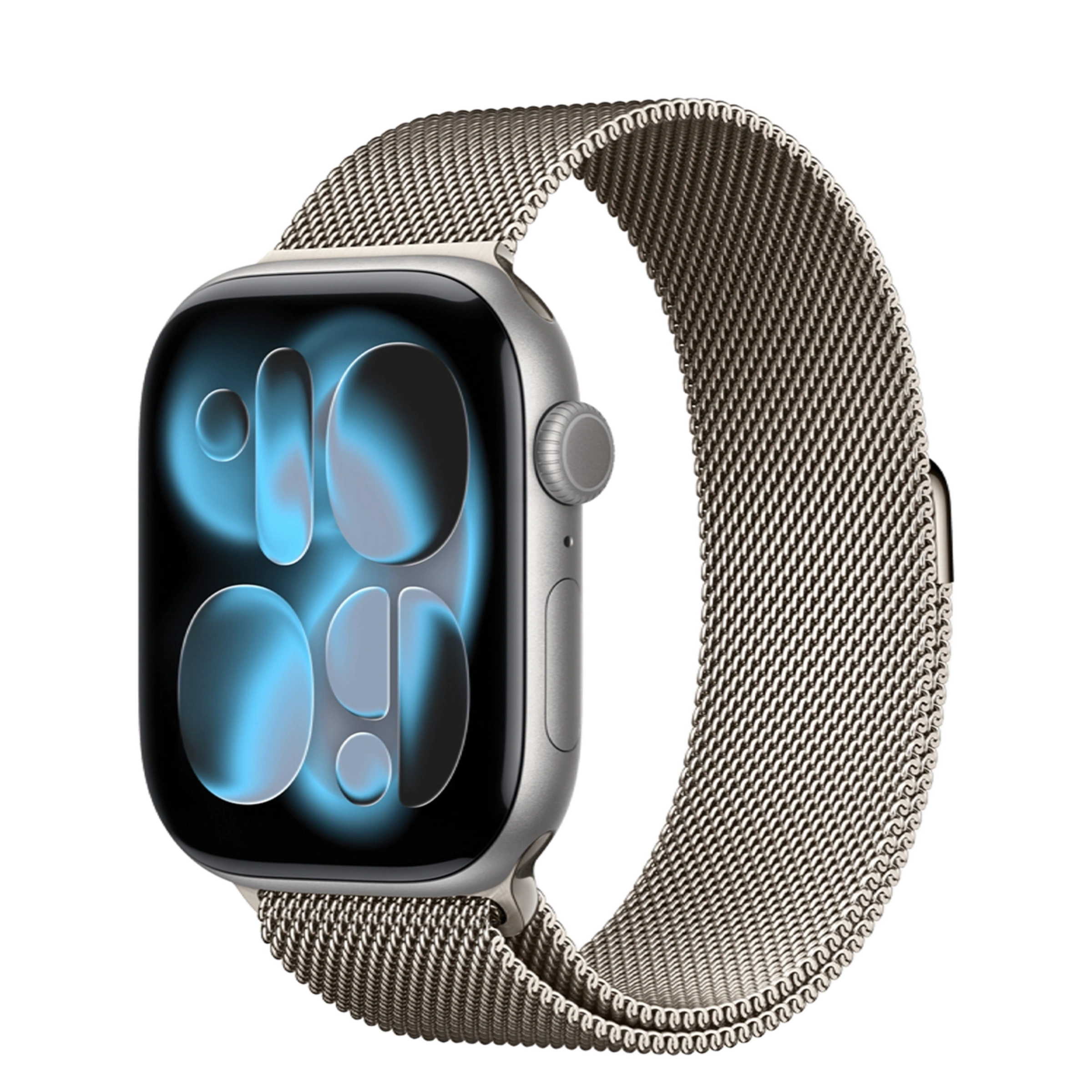 Apple Watch Series 11 GPS 46mm Space Gray Aluminum Case with Natural Milanese Loop - M/L (MEW94+MGJ34) Apple Watch Series 11 GPS 46mm Space Gray Aluminum Case with Natural Milanese Loop - M/L (MEW94+MGJ34)