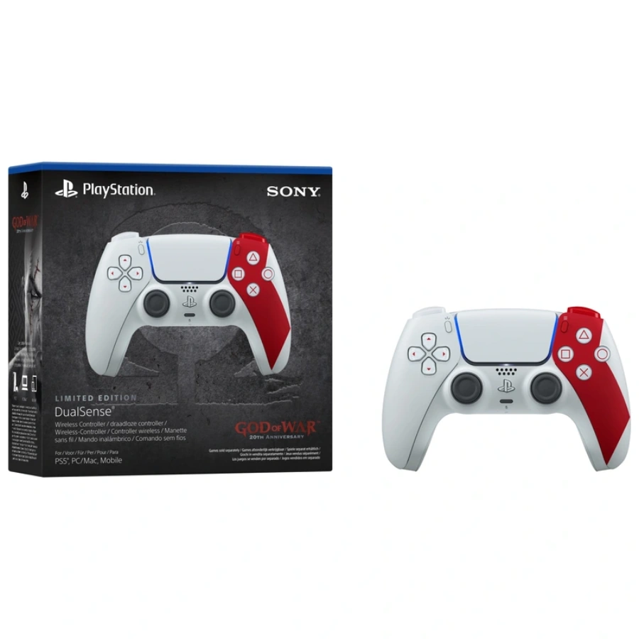 Беспроводной геймпад Sony DualSense - God of War 20th Anniversary Limited Edition (1000048626)